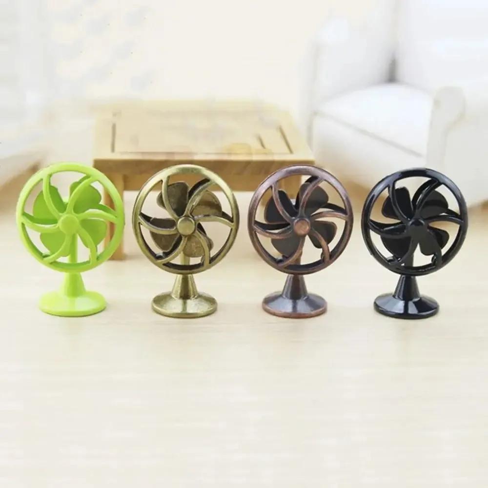 Vintage Fashion Houses - Ventilatore elettrico in miniatura con struttura