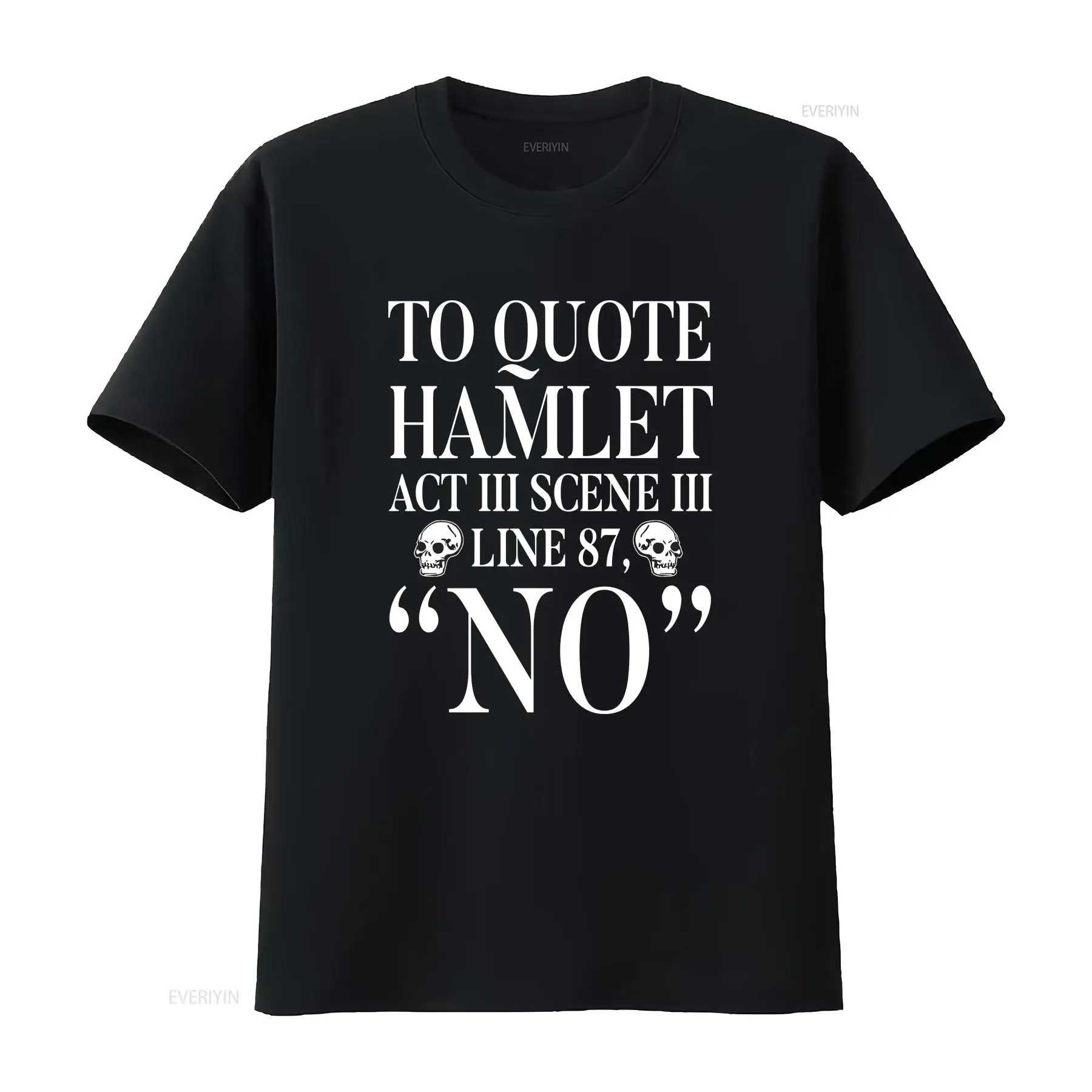 Vintage Fashion Books - T-shirt con stampa 'To Quote Hamlet'