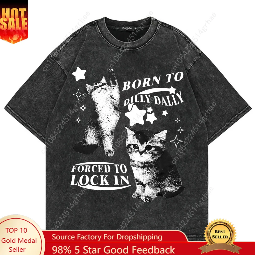 V Vintage Fashion - T-Shirt Vintage in Cotone 100% con