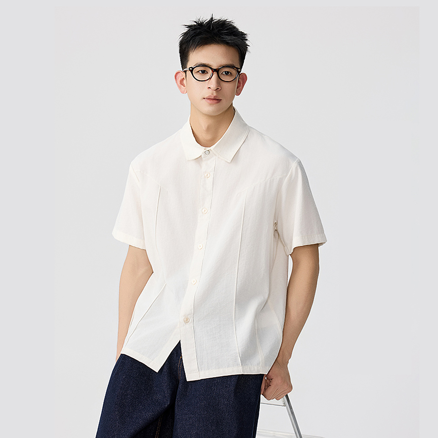 Vintage Fashion Old Money - Camicie Estive da Uomo Stile Old