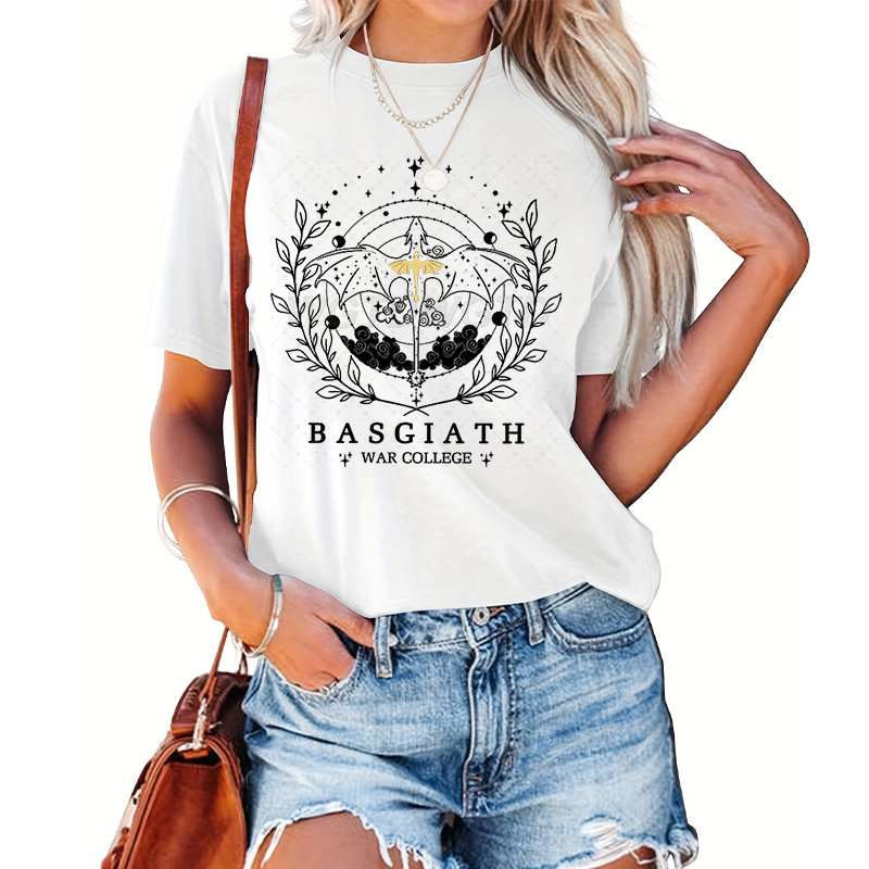 Vintage Fashion Books - Divertente Vintage Drago Graphic T-shirt Donna