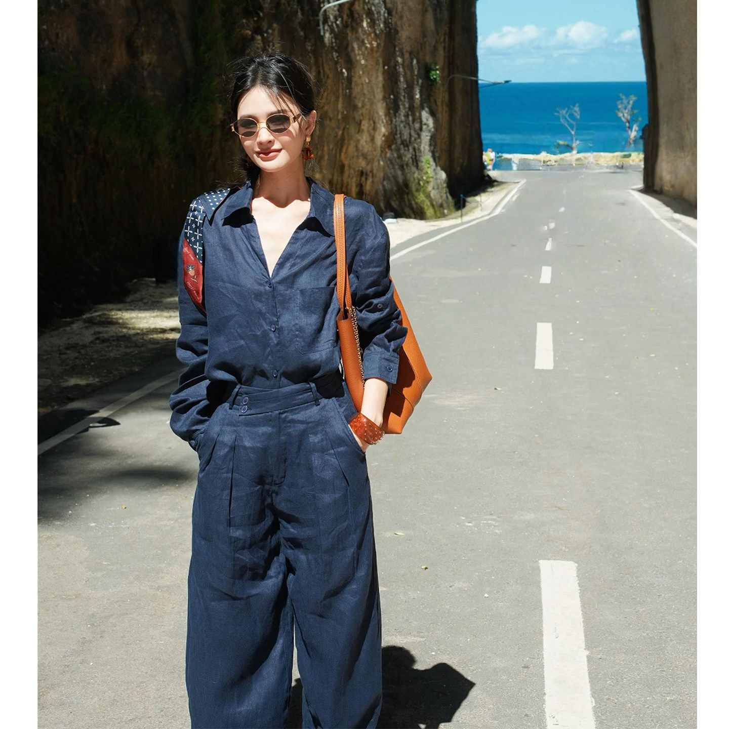 Vintage Fashion Old Money - Completo Camicia e Pantaloni Stile Old
