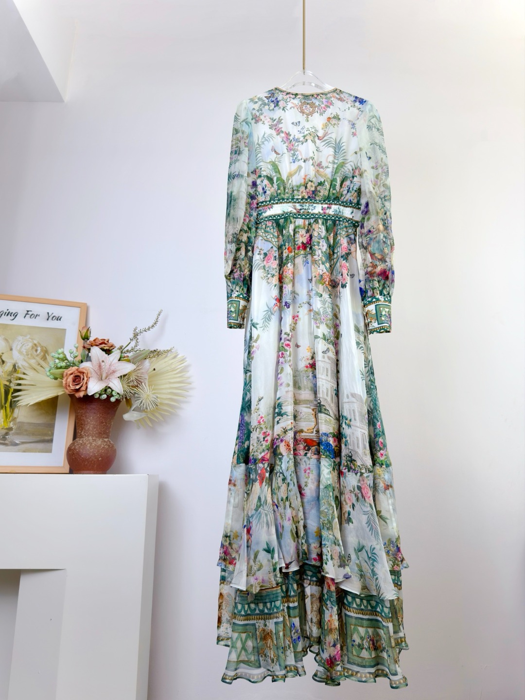 Abito lungo a fantasia floreal - V Vintage Fashion recensione e prezzo