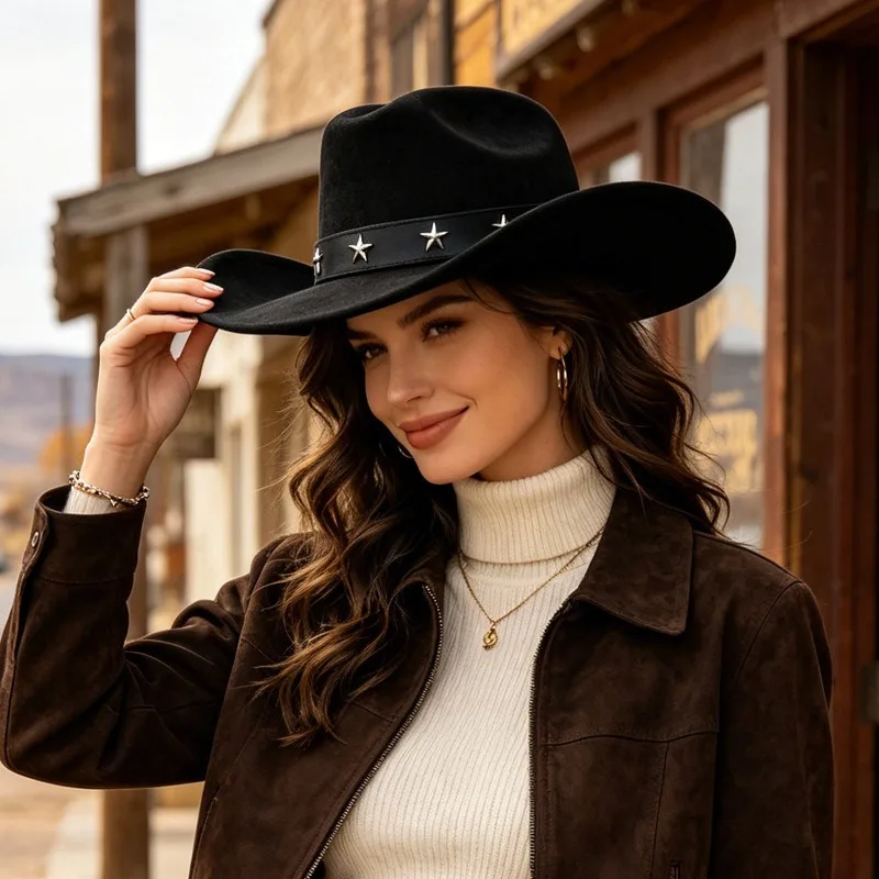 Cappello da Cowboy a Tesa Larg - Vintage Fashion Eu recensione e prezzo