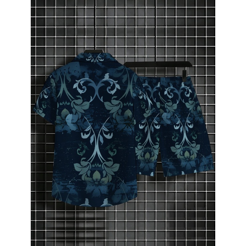 Completo da uomo blu navy con  - Printed Floral Shirt recensione e prezzo