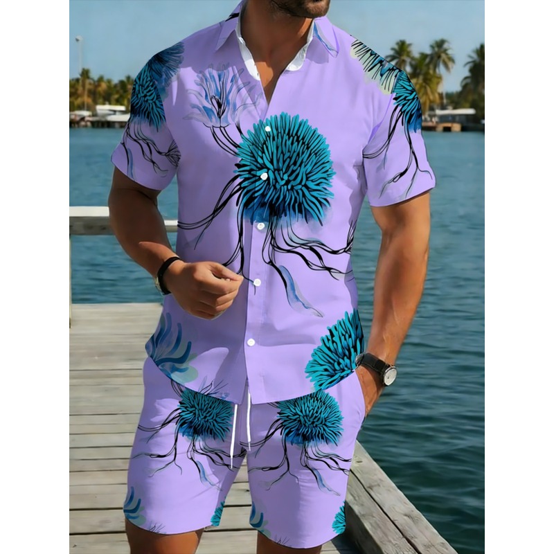 Completo da uomo hawaiano: cam - Printed Floral Shirt recensione e prezzo
