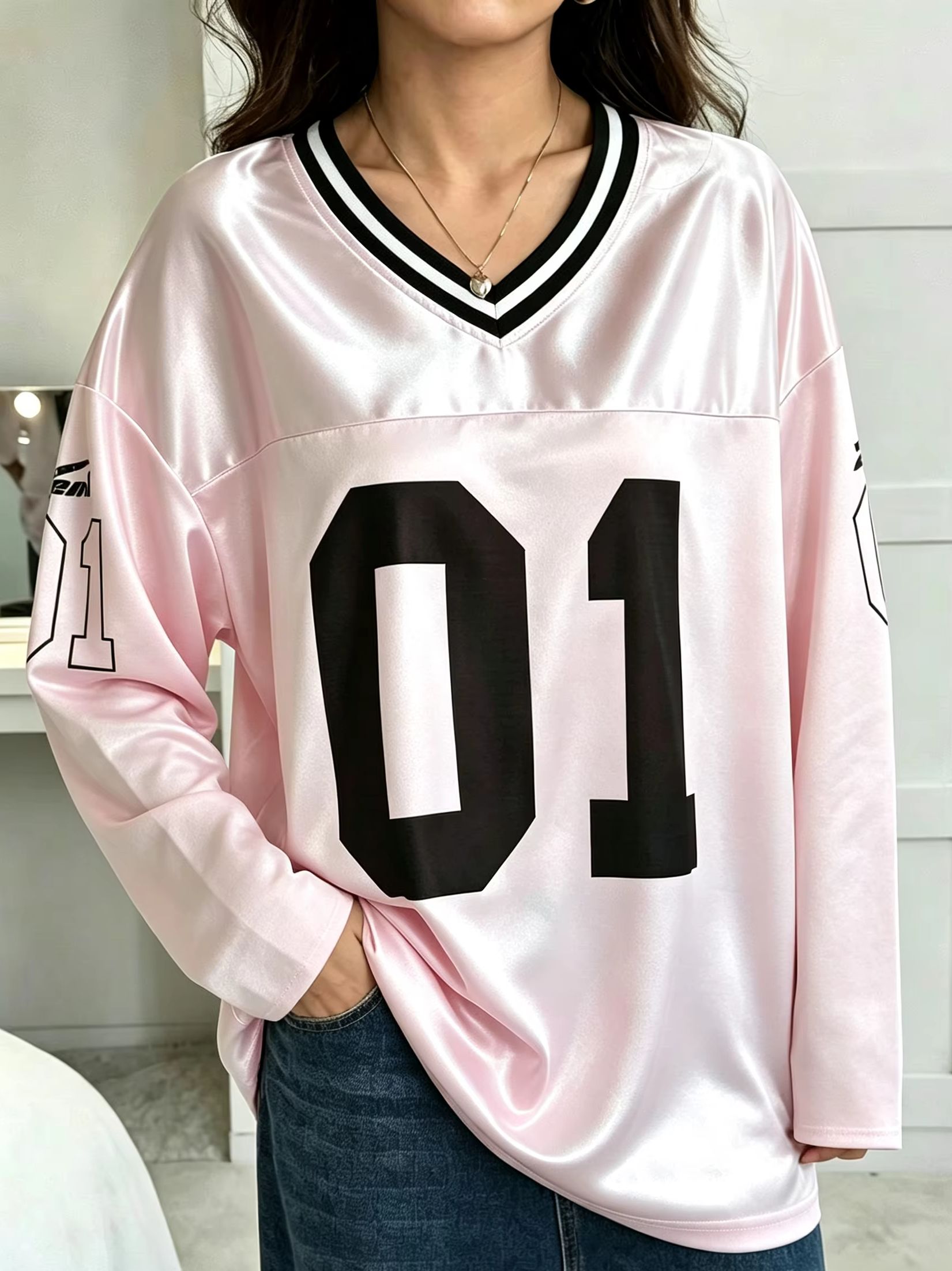 Maglietta a Maniche Lunghe Ove - V Vintage Fashion recensione e prezzo