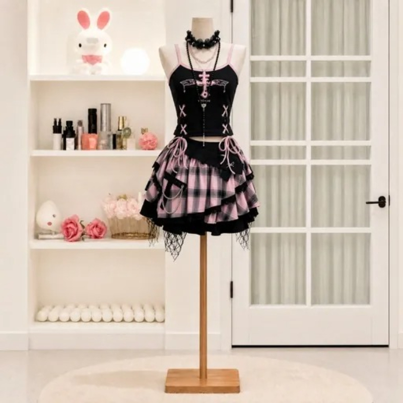 Set gonna vintage Y2K Dark Swe - V Vintage Fashion recensione e prezzo