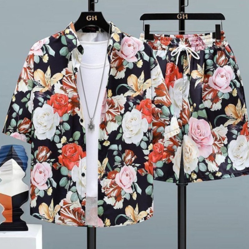 Completo Estivo da Uomo per Vi - Printed Floral Shirt recensione e prezzo