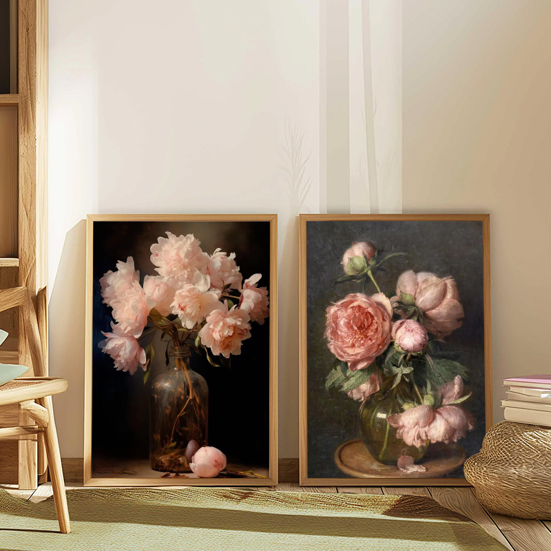 Bouquet vintage Rose rosa Moda - Vintage Vogue Fashion Poster recensione e prezzo