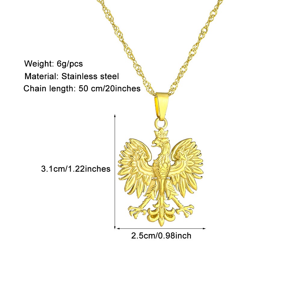Collana Unisex con Aquila, Emb - Vintage Fashion Eu recensione e prezzo