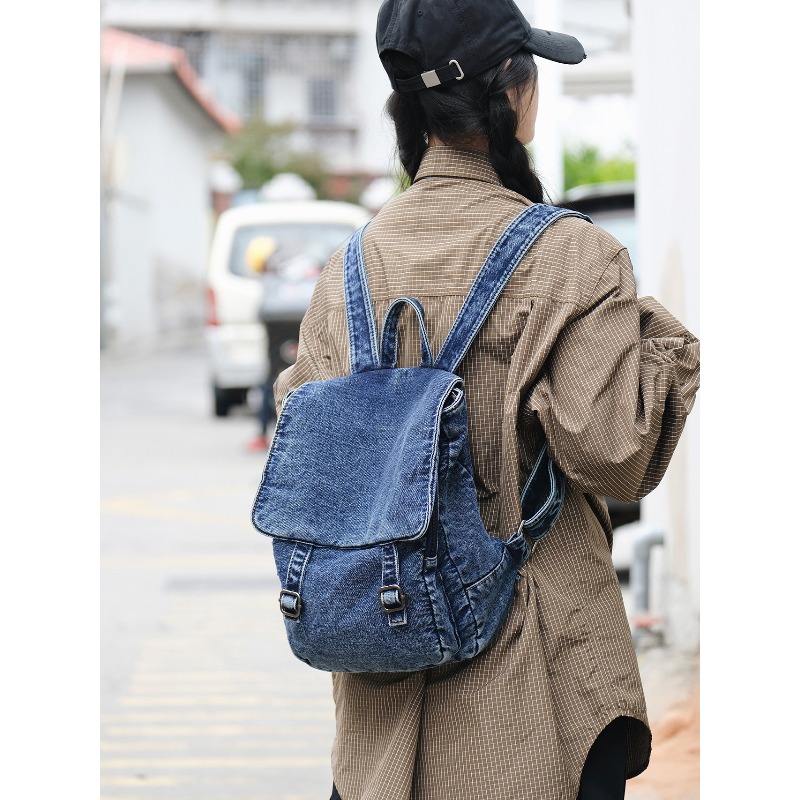 Zaino vintage in denim da donn - Vintage Fashion Books recensione e prezzo