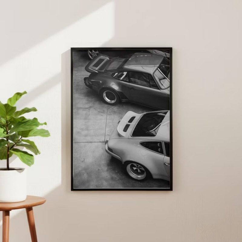 Poster fotografico di supercar - Vintage Vogue Fashion Poster recensione e prezzo