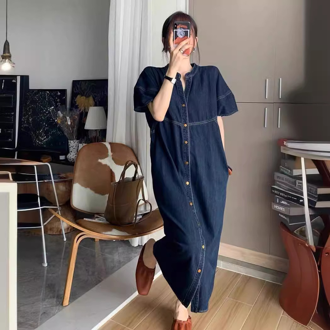 Nuovo Abito Lungo in Denim Sti - V Vintage Fashion recensione e prezzo