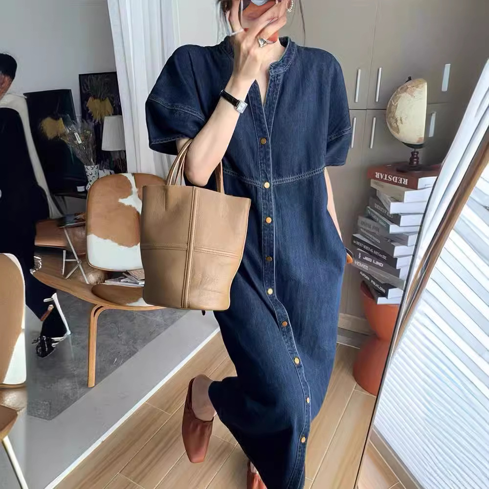 Nuovo Abito Lungo in Denim Sti - V Vintage Fashion recensione e prezzo