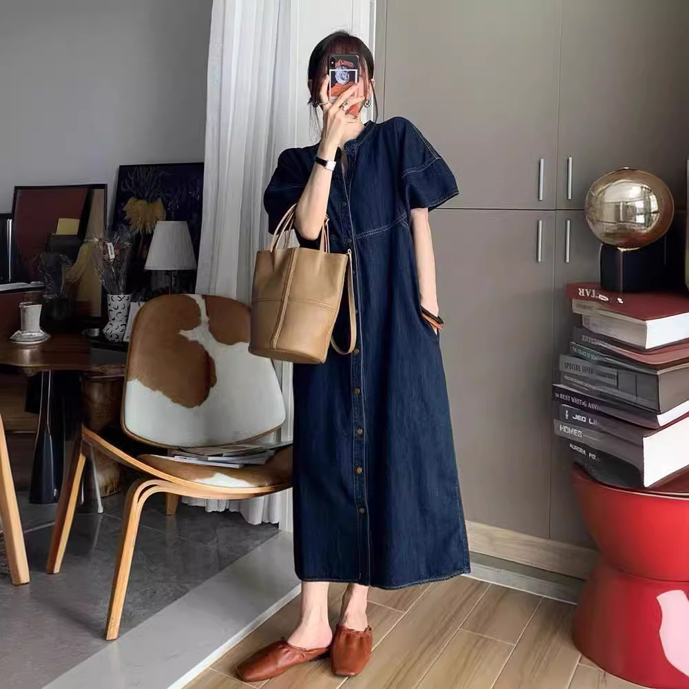 Nuovo Abito Lungo in Denim Sti - V Vintage Fashion recensione e prezzo