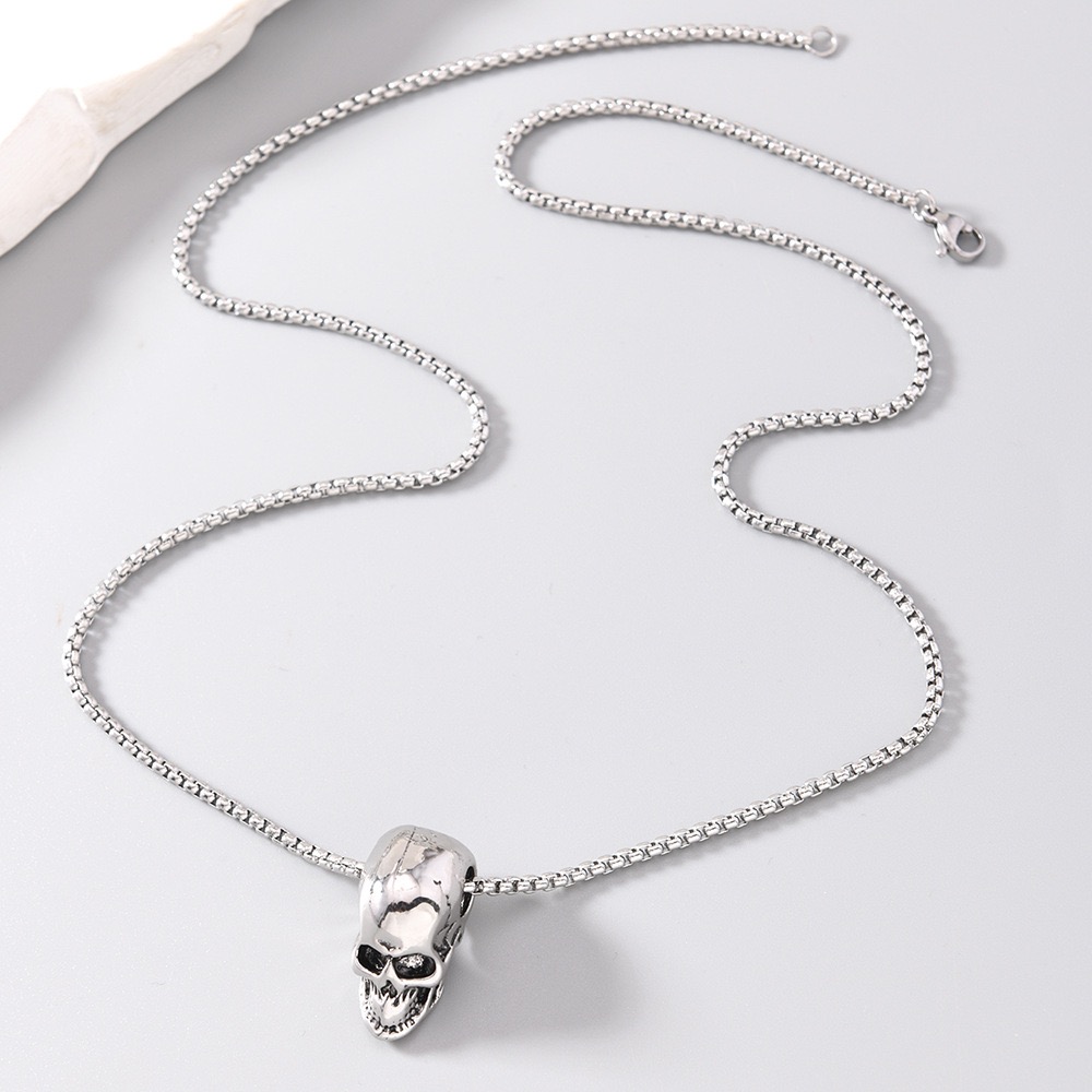 Collana con teschio in lega vi - Vintage Fashion Ideas recensione e prezzo