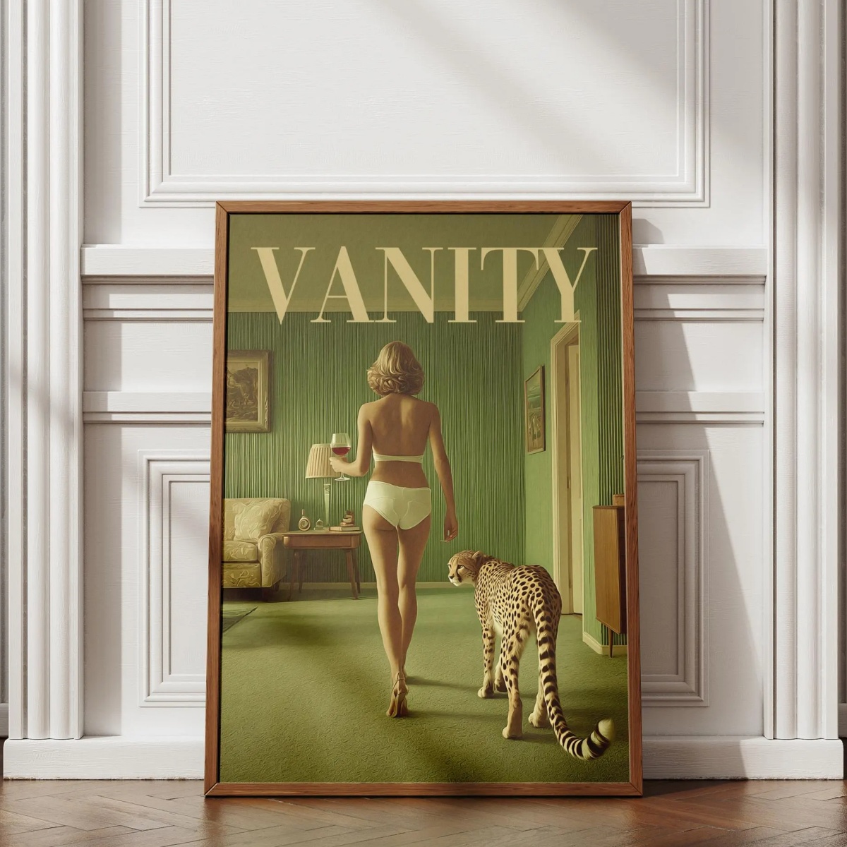 Poster Stampa su Tela Donna Vi - Vintage Vogue Fashion Poster recensione e prezzo