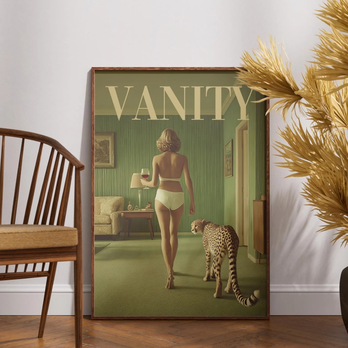 Poster Stampa su Tela Donna Vi - Vintage Vogue Fashion Poster recensione e prezzo