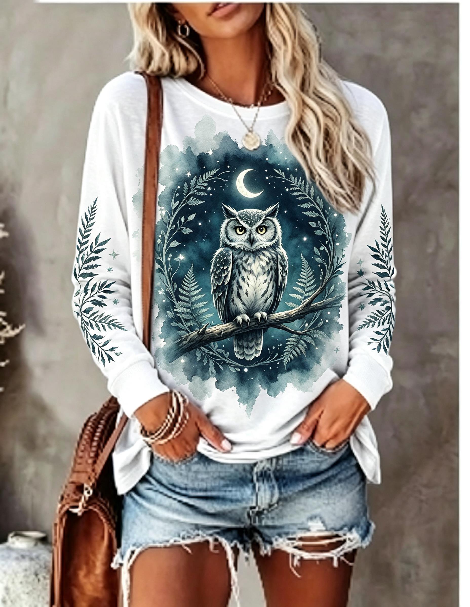 Maglietta a maniche lunghe da  - Printed Floral Shirt recensione e prezzo