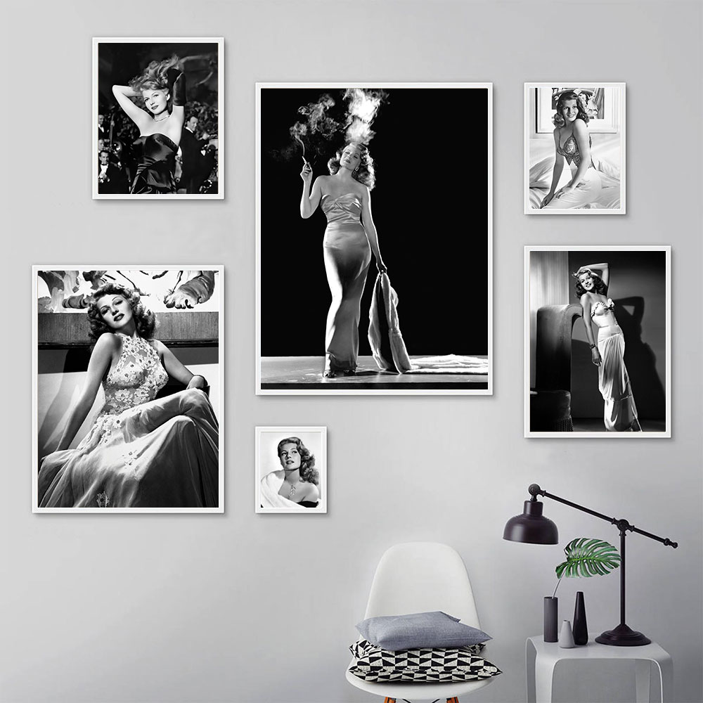 Poster di Rita Hayworth, bianc - Vintage Fashion Photography recensione e prezzo